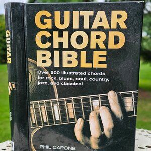 Guitar Chord Bible by Phil Capone hard cover spiral book how to play guitar 2007